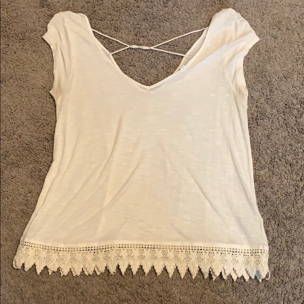 American Eagle white shirt